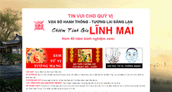 Desktop Screenshot of chiemtinhgialinhmai.com